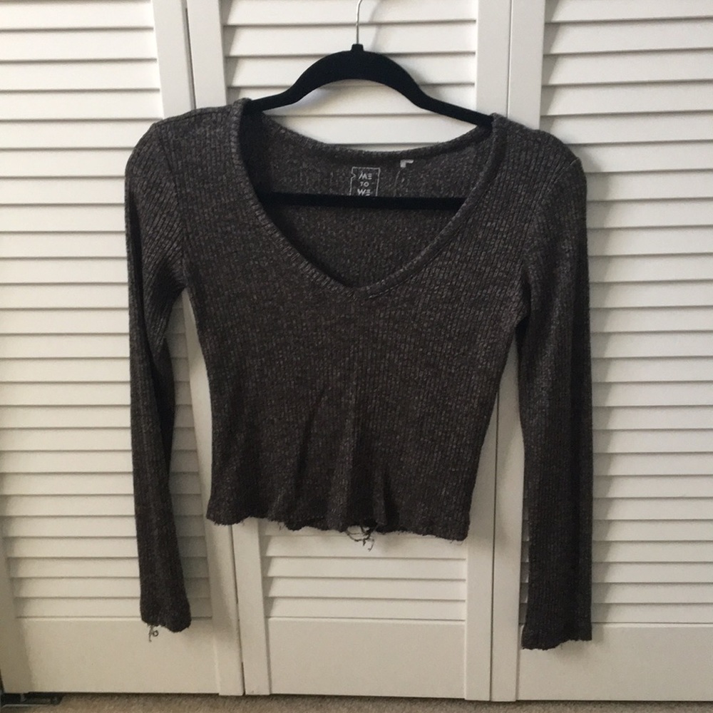 Me TO We - Long Sleeve - Cropped Top